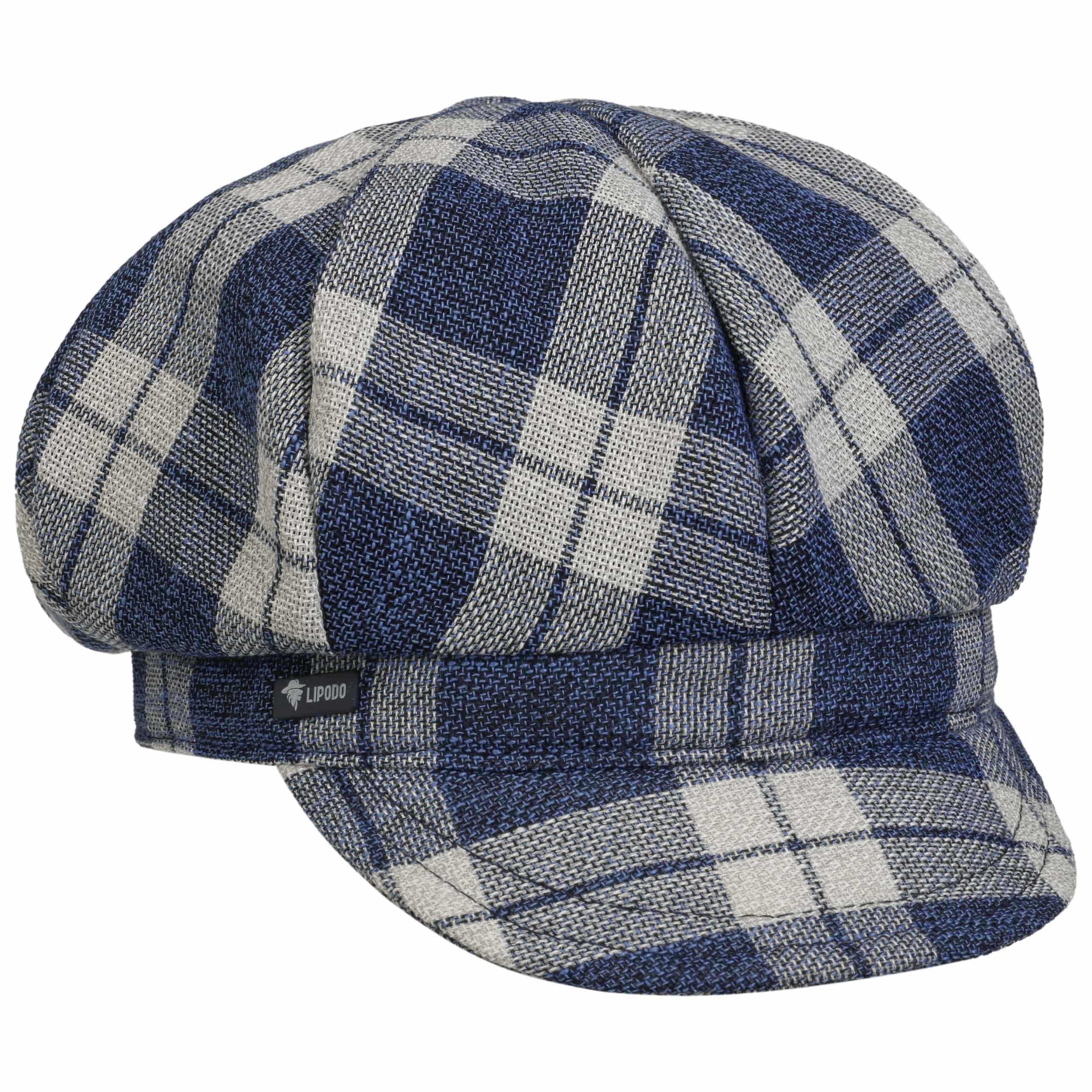 Twotone Check Newsboy Cap by Lipodo 33 95