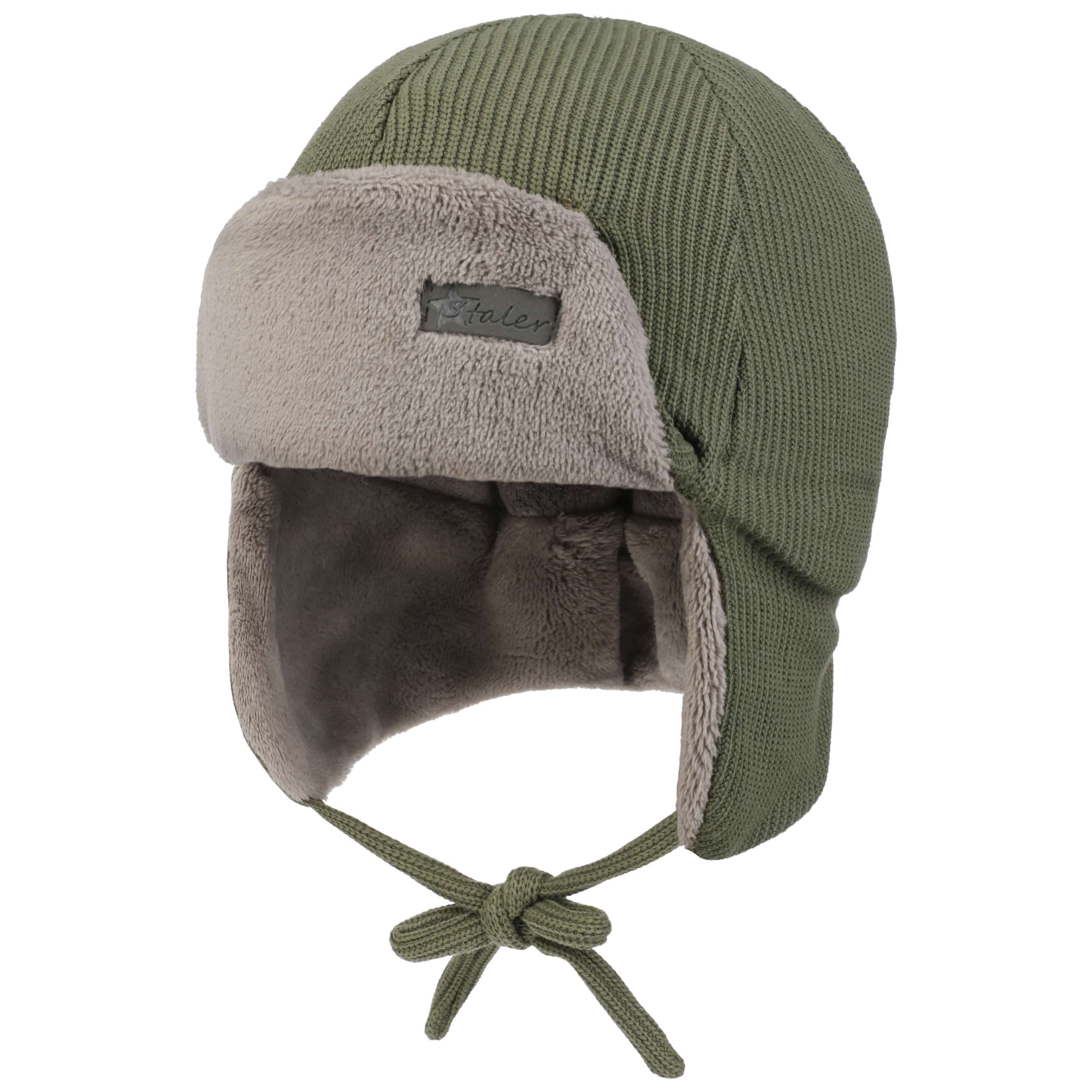 green trapper hat