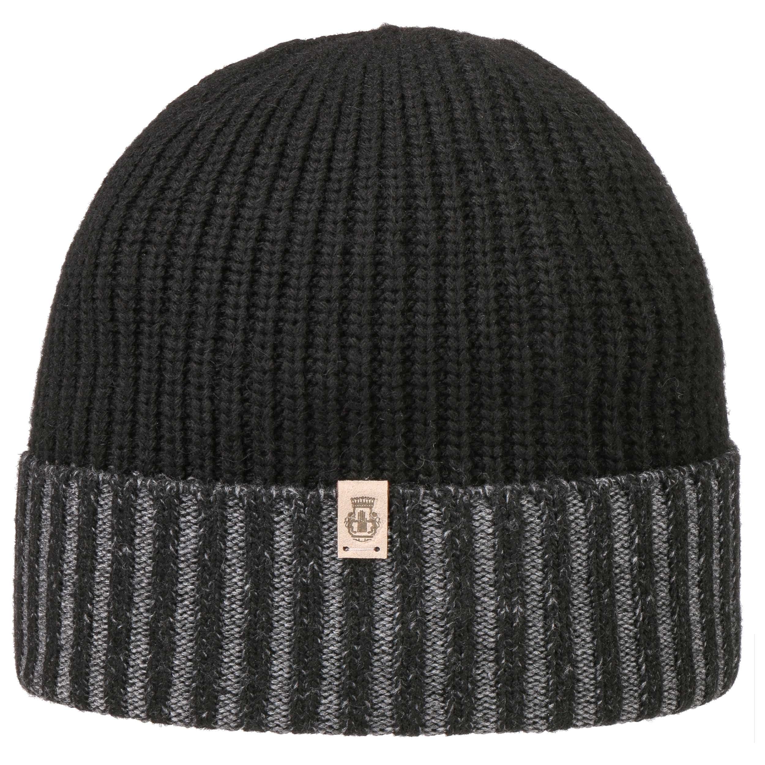 Twotone Rib Cuffed Beanie by Roeckl 