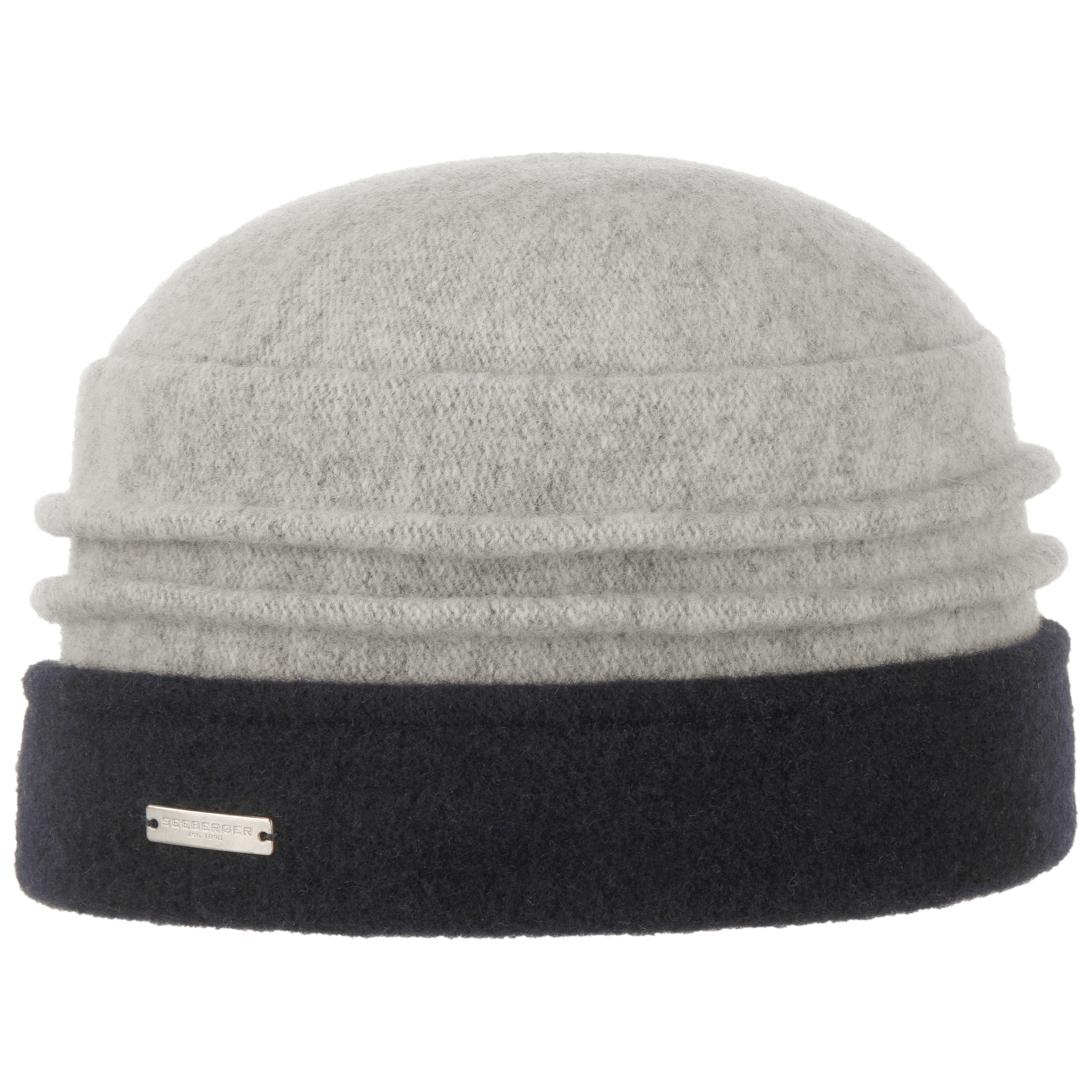 Twotone Woolmark Milled Wool Hat by Seeberger --> Shop Hats