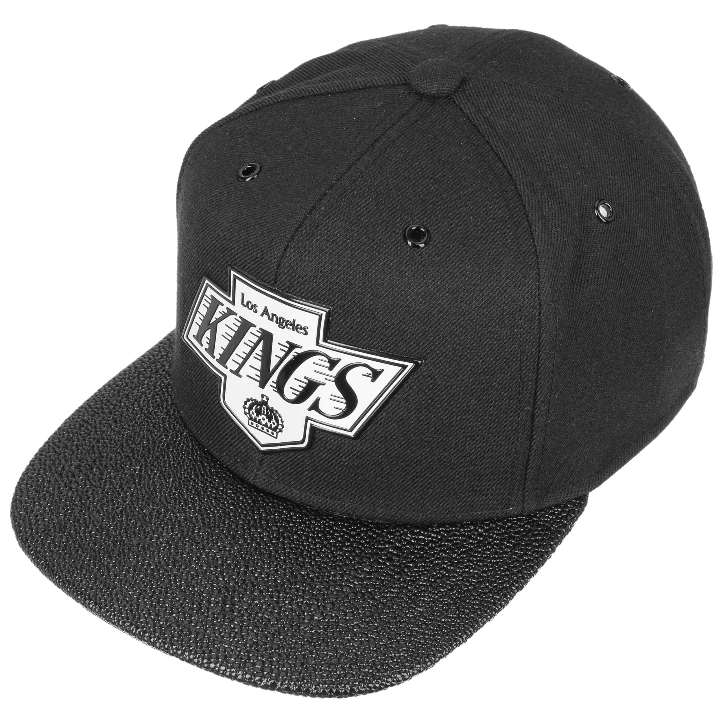 Mitchell & Ness La Kings Retro Snapback Cap in Black for Men