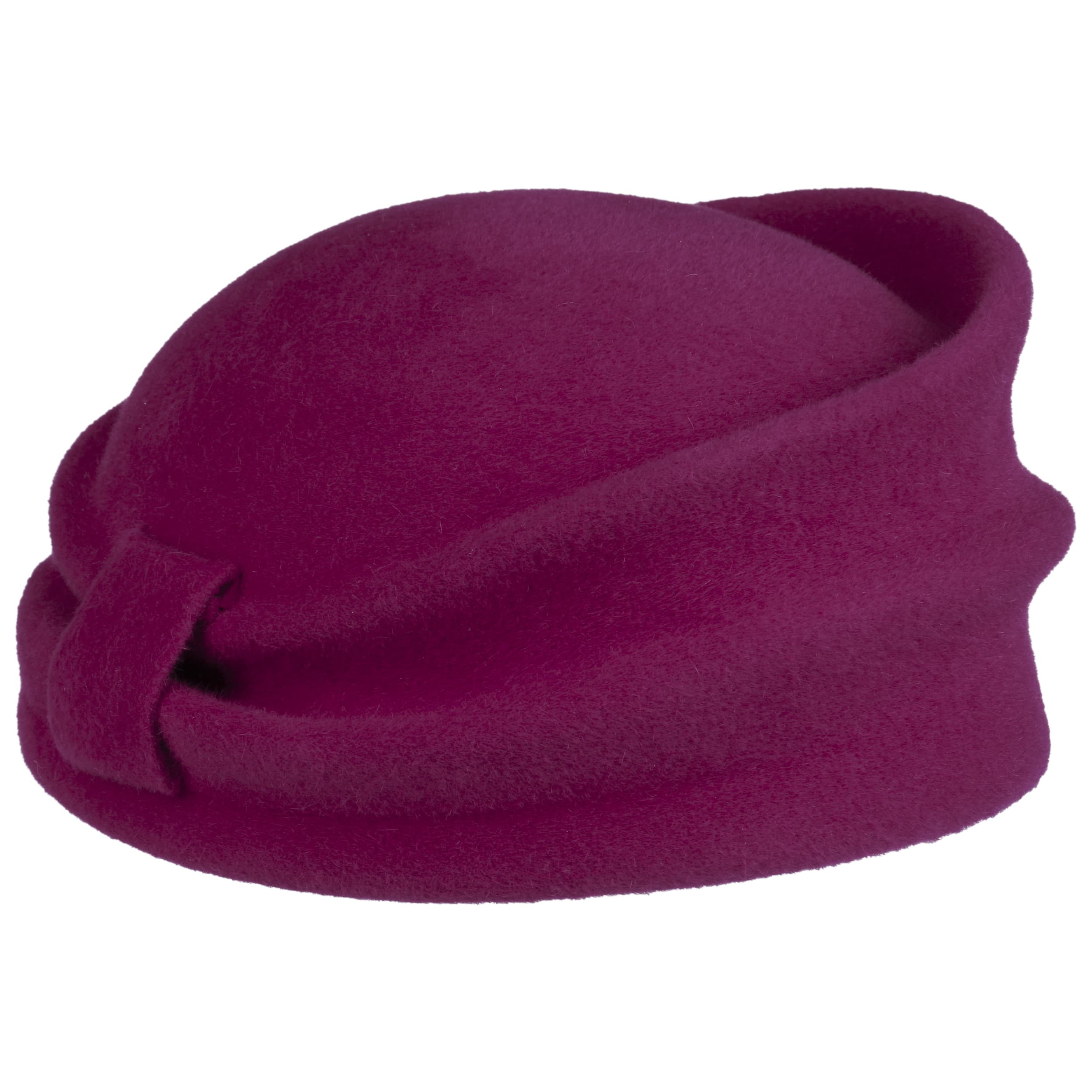 Uni Fur Felt Pillbox Hat by Seeberger --> Shop Hats, Beanies