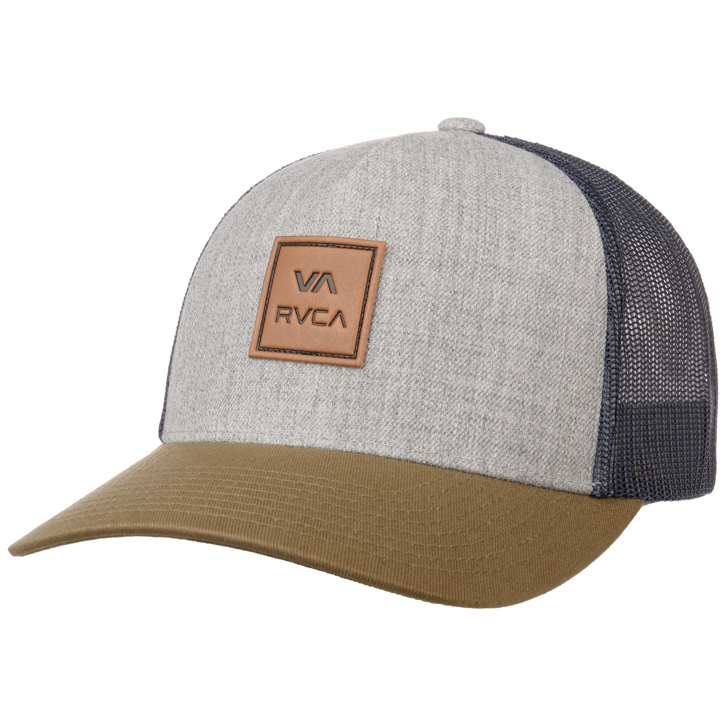 rvca curved bill trucker hat