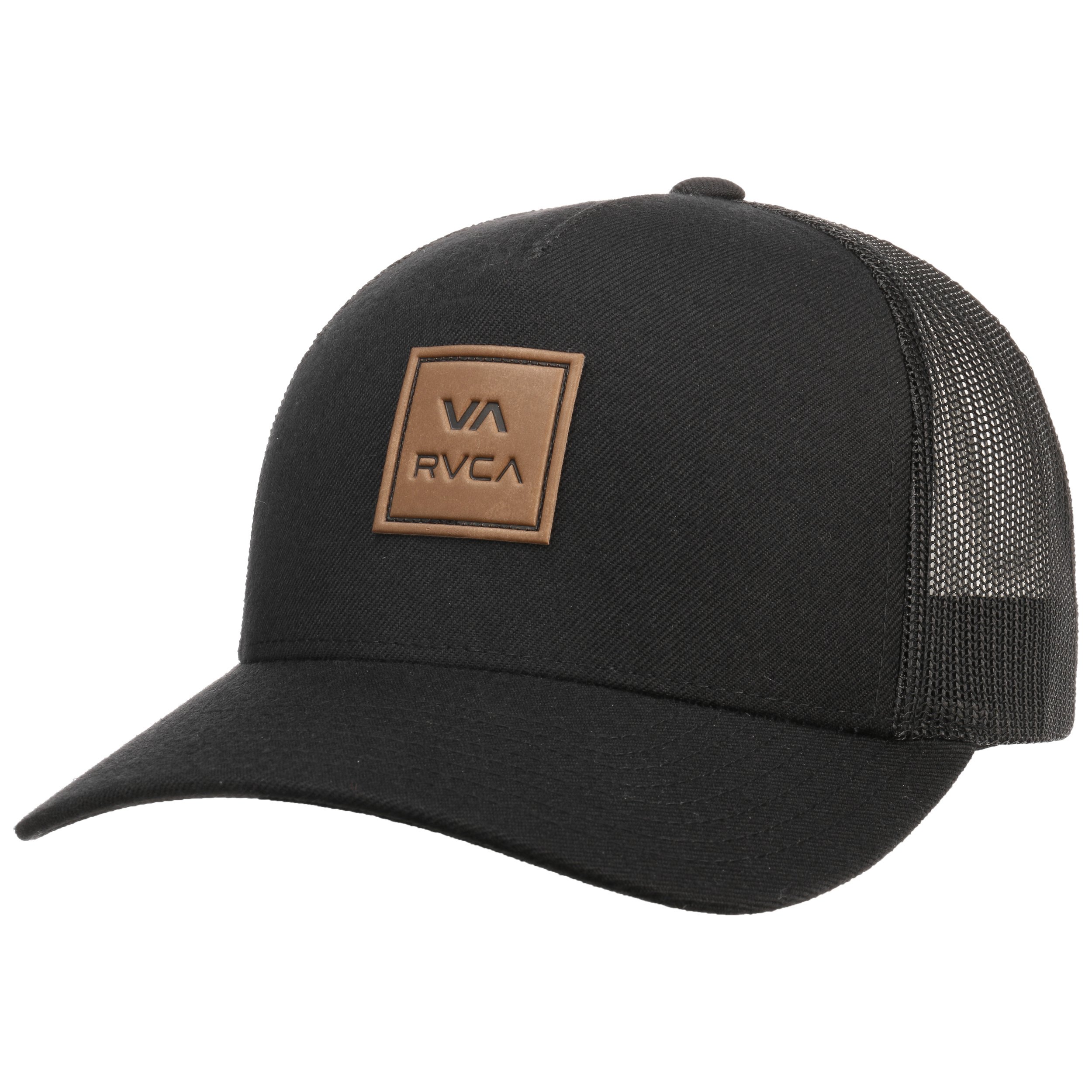 Rvca black store trucker hat