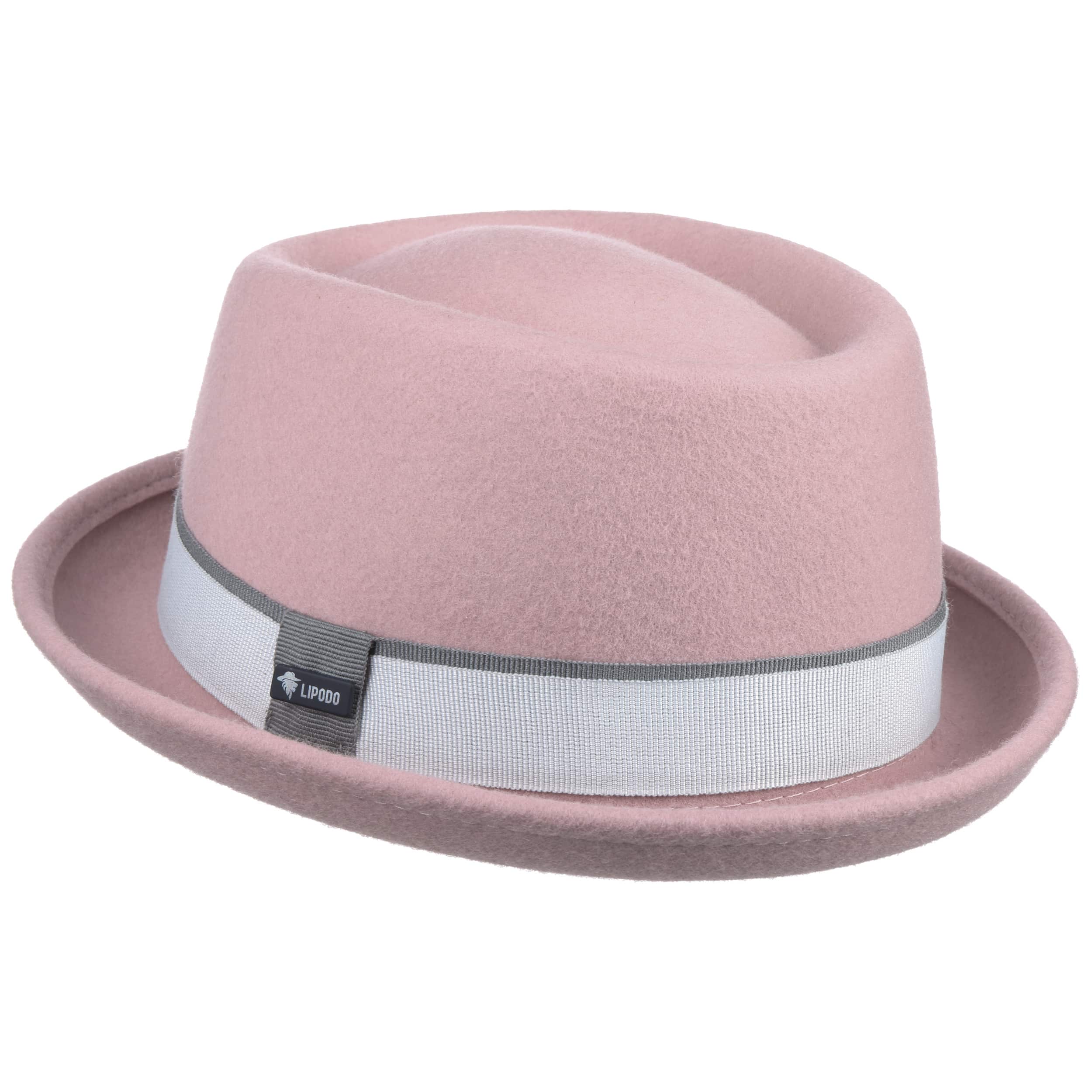 pink pork pie hat