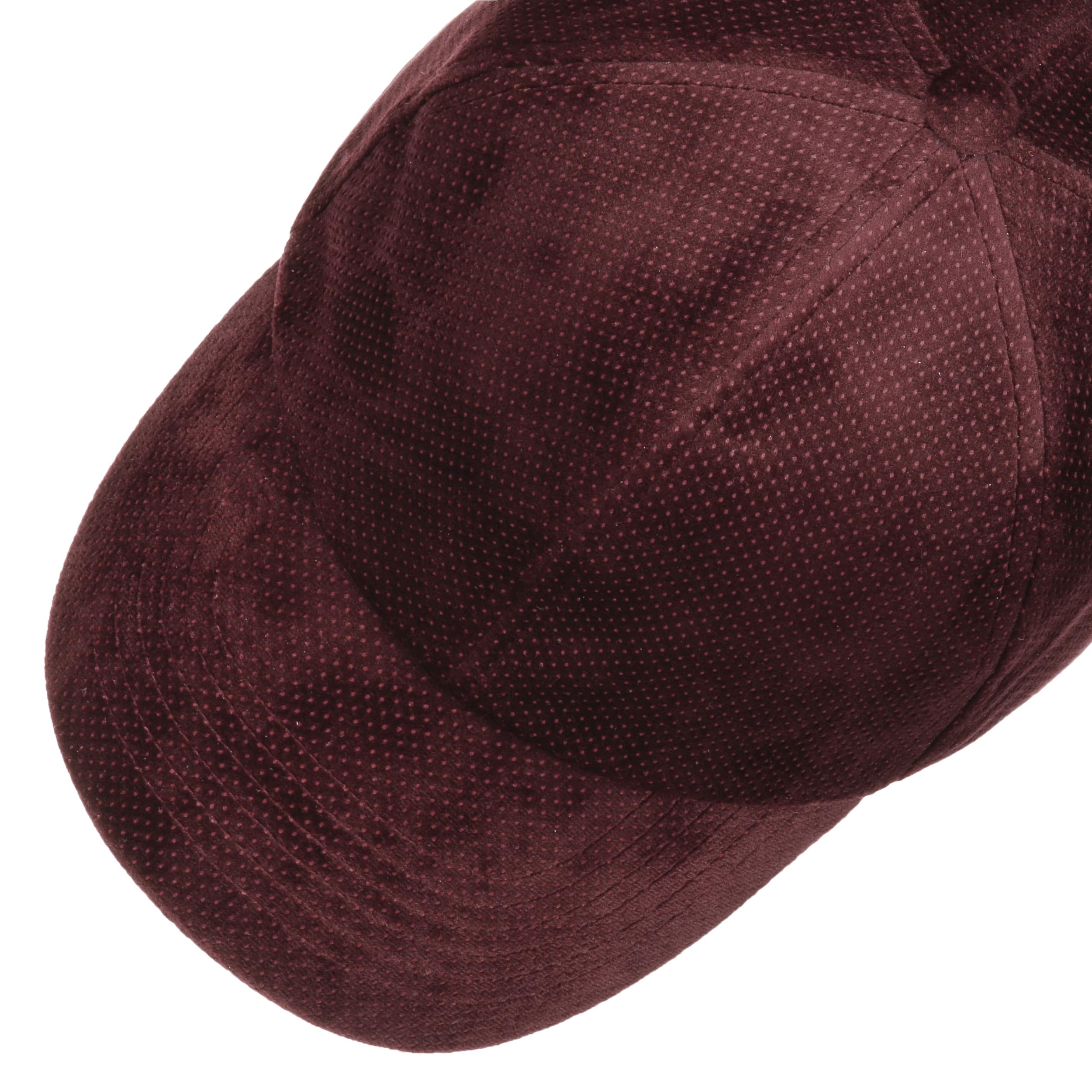 Velvet baseball cap - Brown