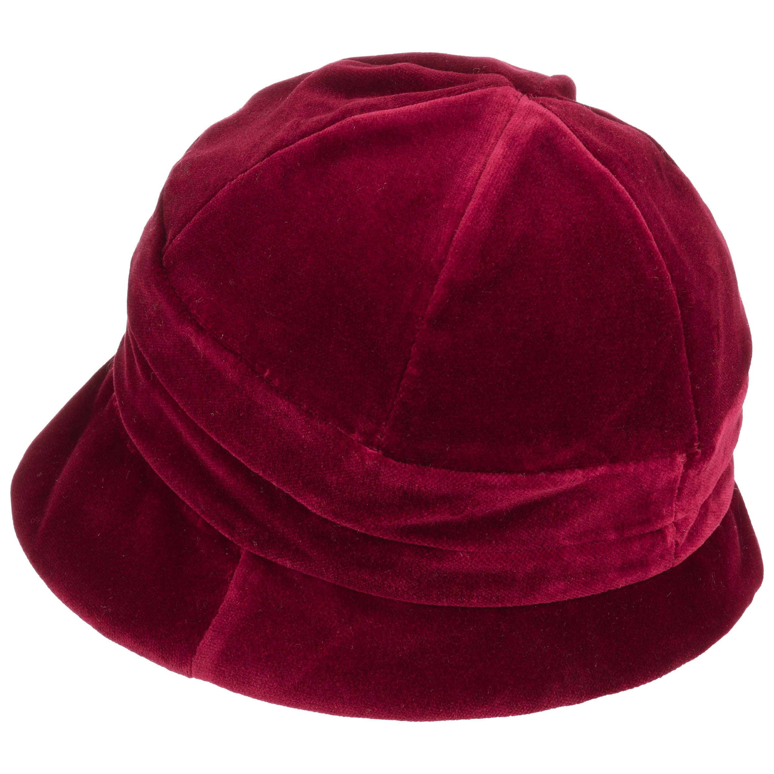 Velvet cheap cloche hat