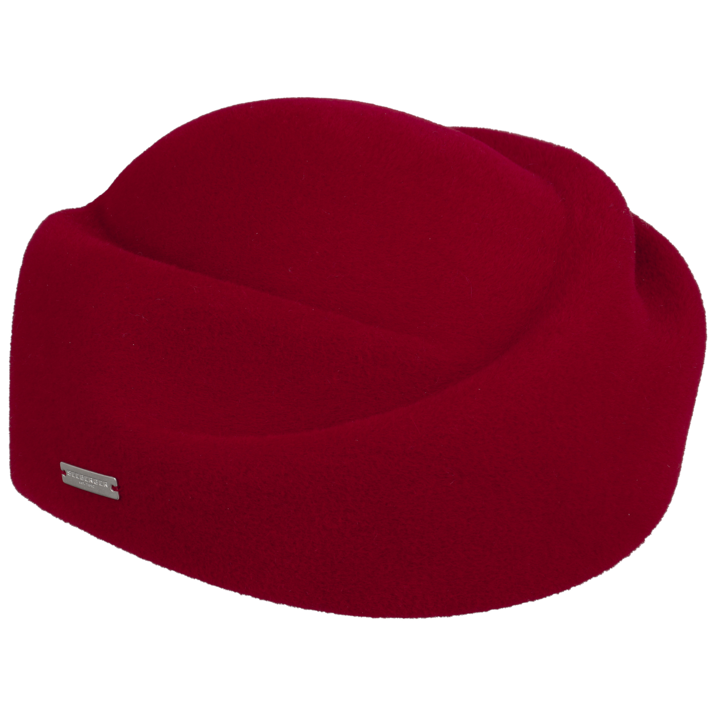 Velvety Pillbox Hat by Seeberger > Shop Hats, Beanies & Caps online