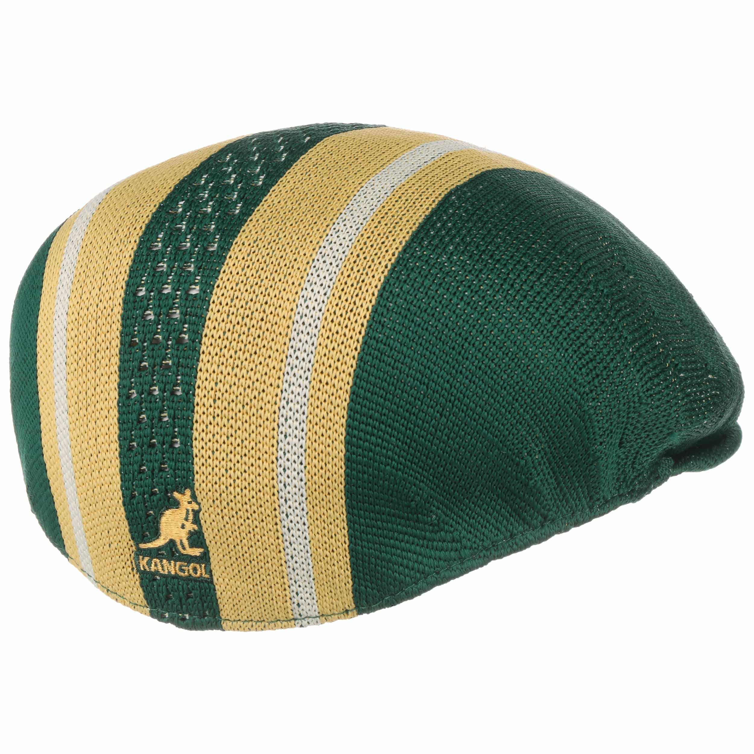 Vented Stripes 504 Flat Cap by Kangol --> Shop Hats, Beanies