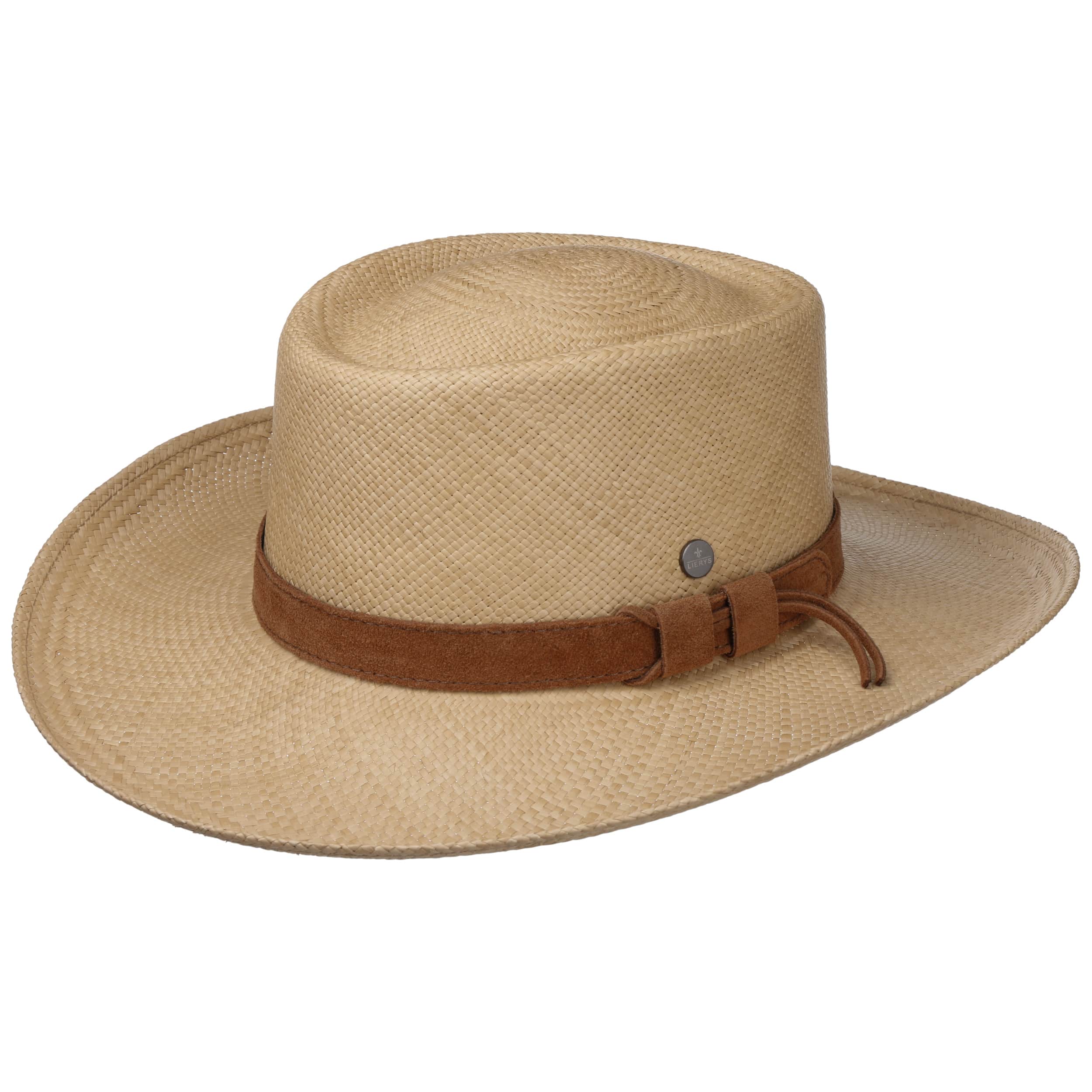 Panama Straw Cap by Lierys -->   High-quality Lierys hats,  beanies & caps