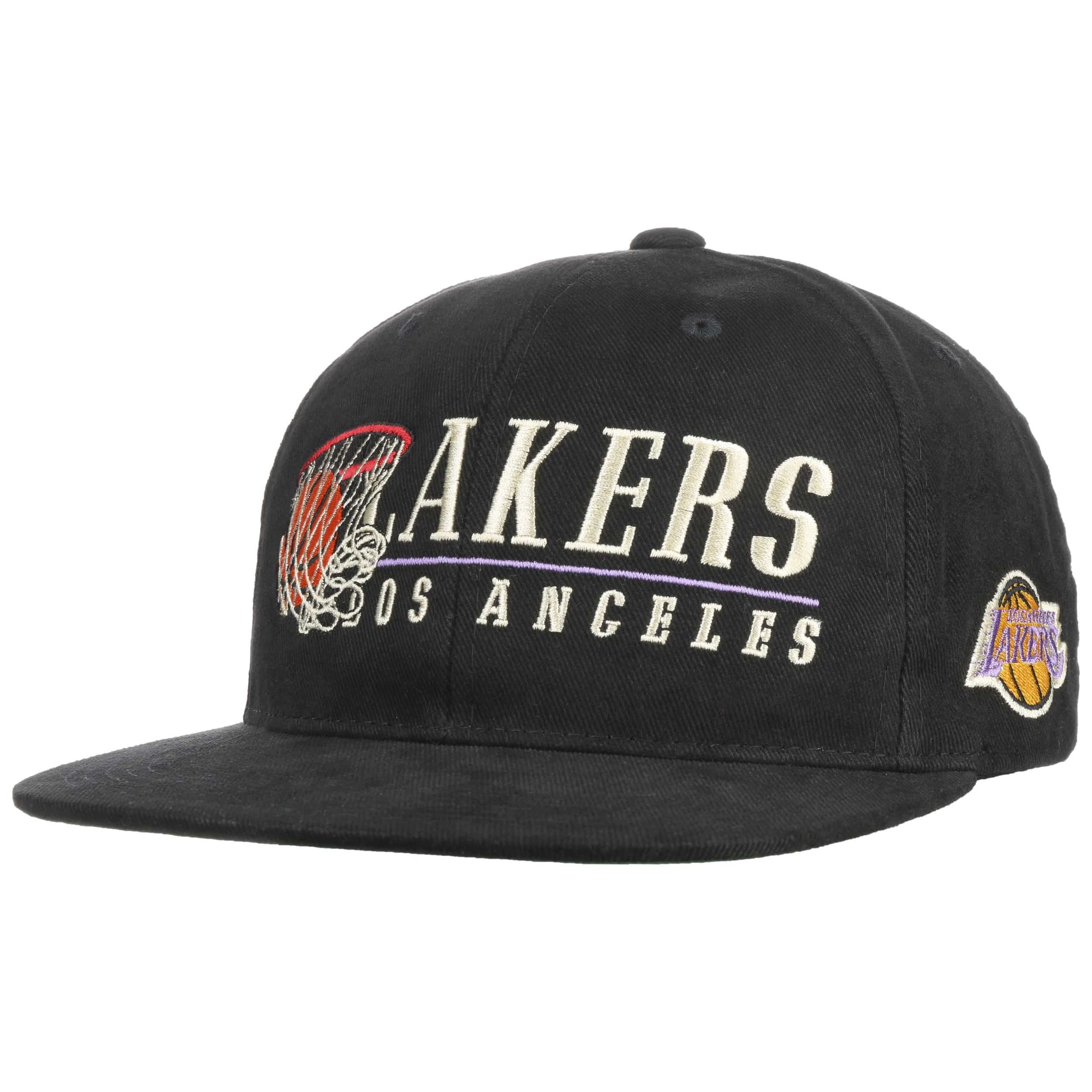 Throwback Snapback Lakers Cap by Mitchell & Ness