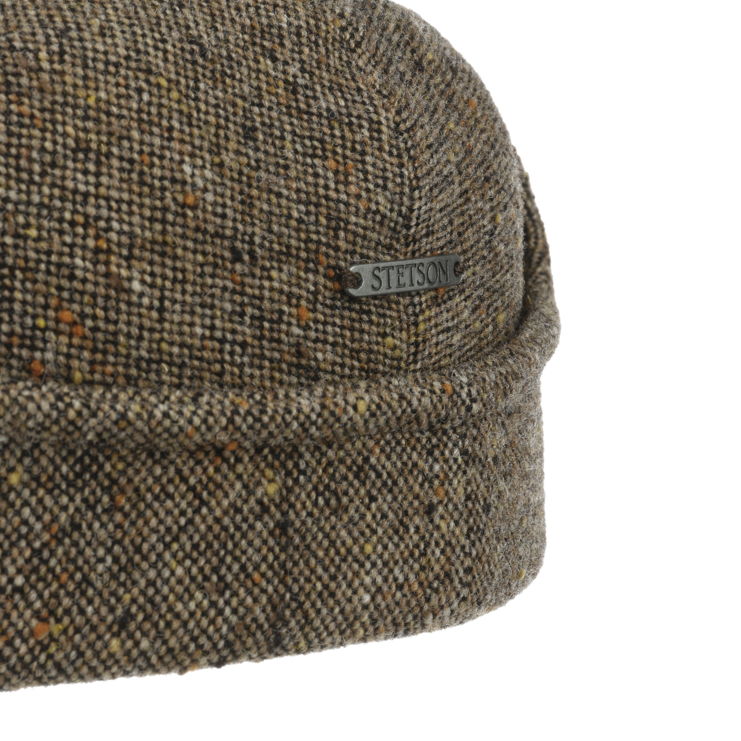 Virgin Wool Flat Cap with Ear Flaps by Stetson 82,95