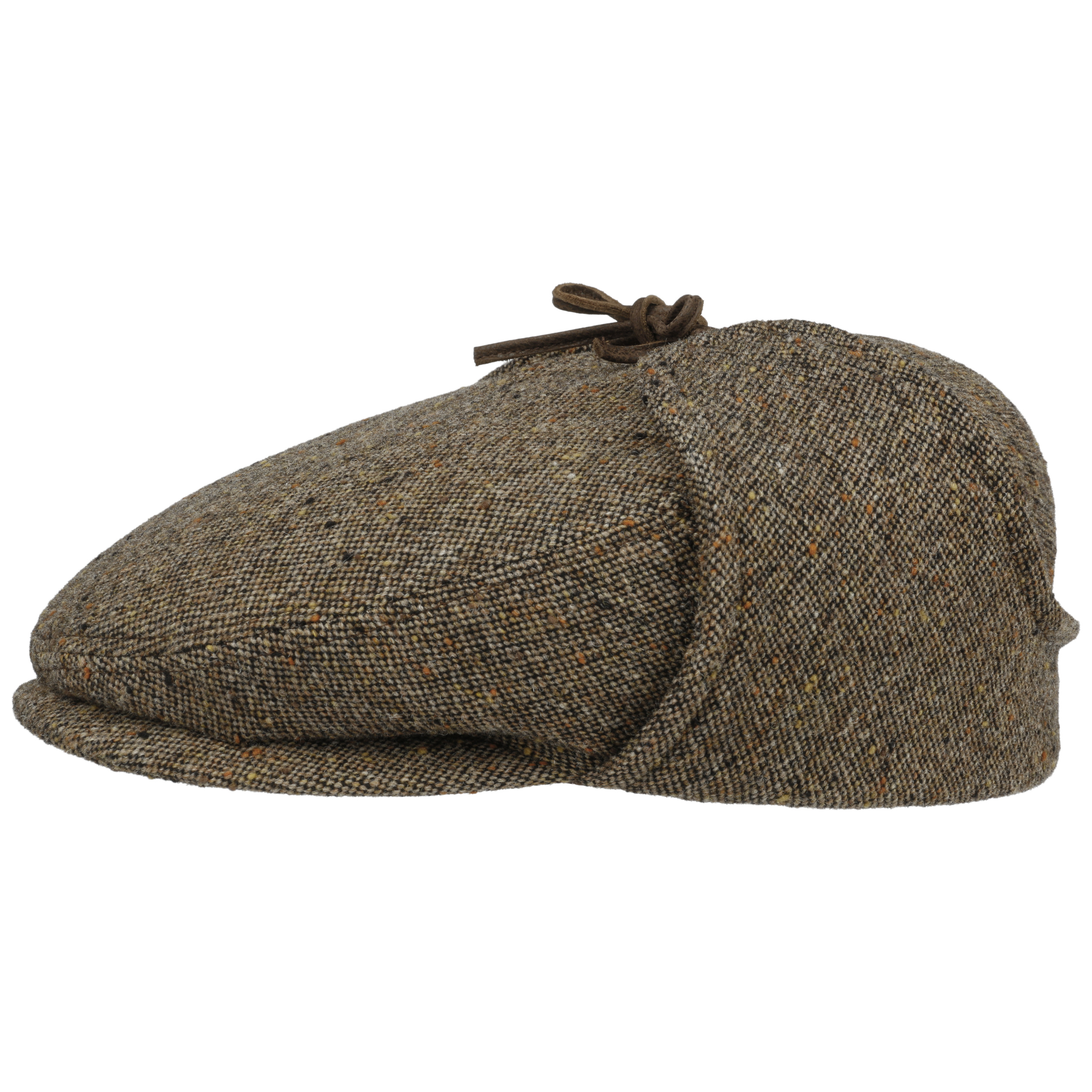 Virgin Wool Flat Cap with Ear Flaps by Stetson 82,95