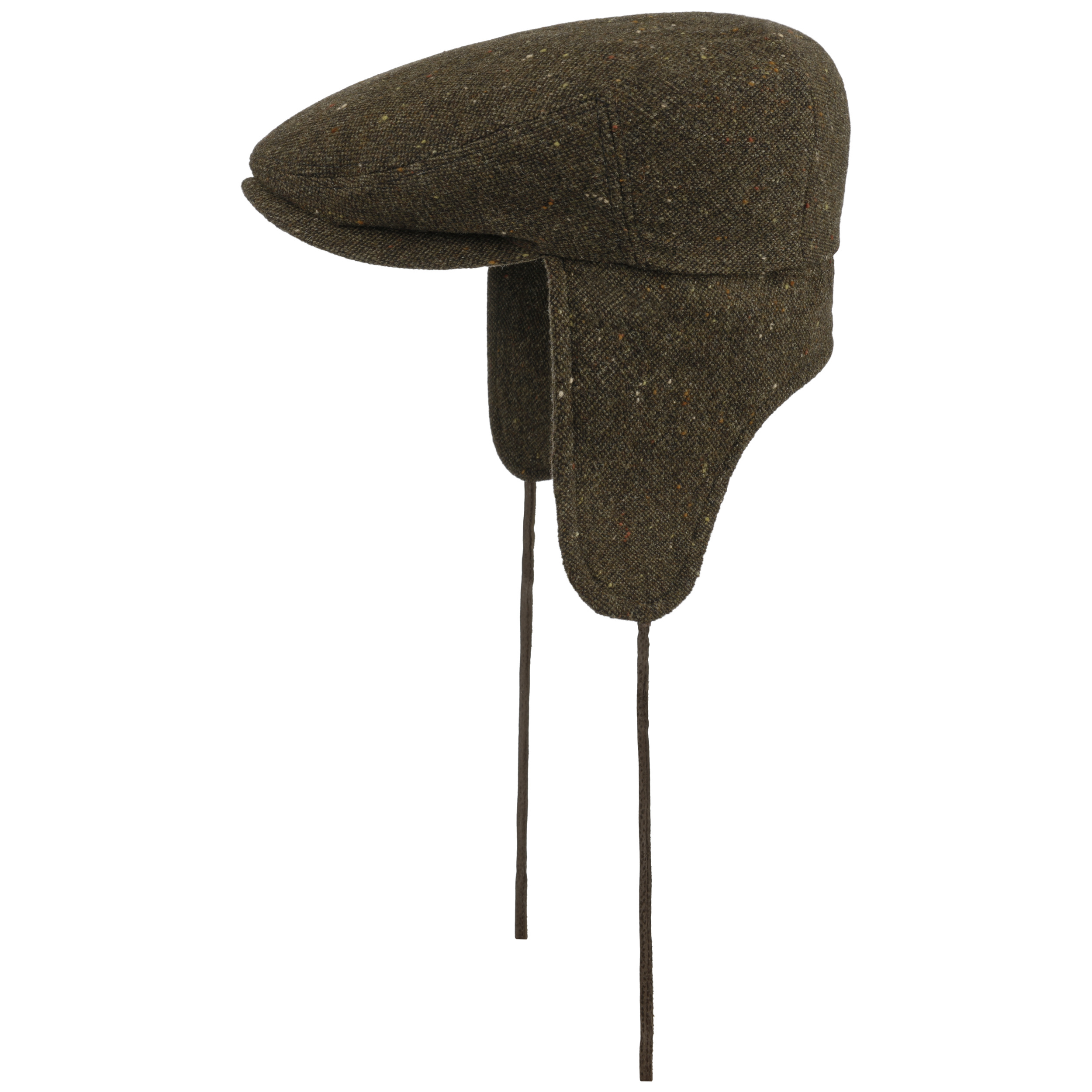 Virgin Wool Flat Cap with Ear Flaps by Stetson 82,95