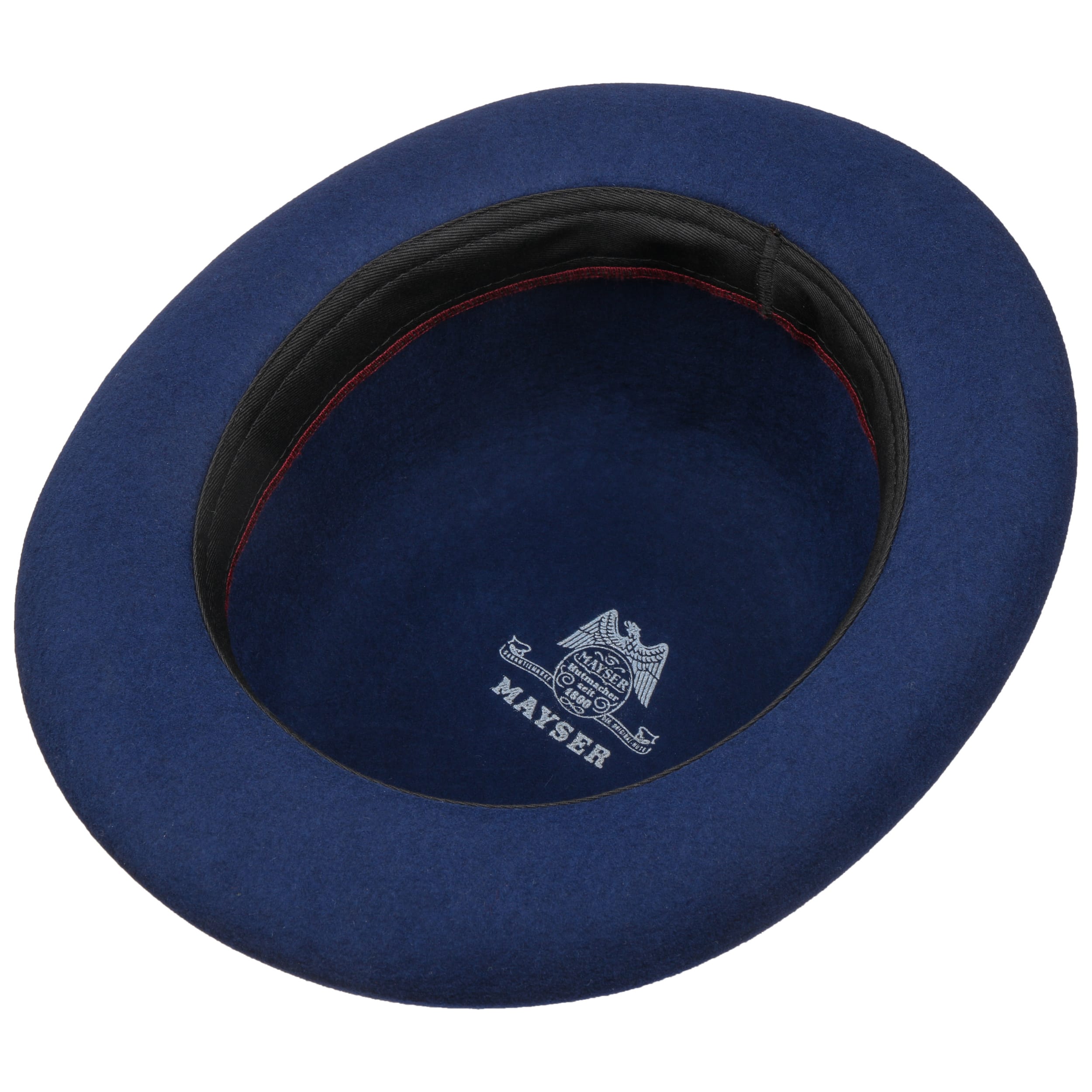 navy bowler hat