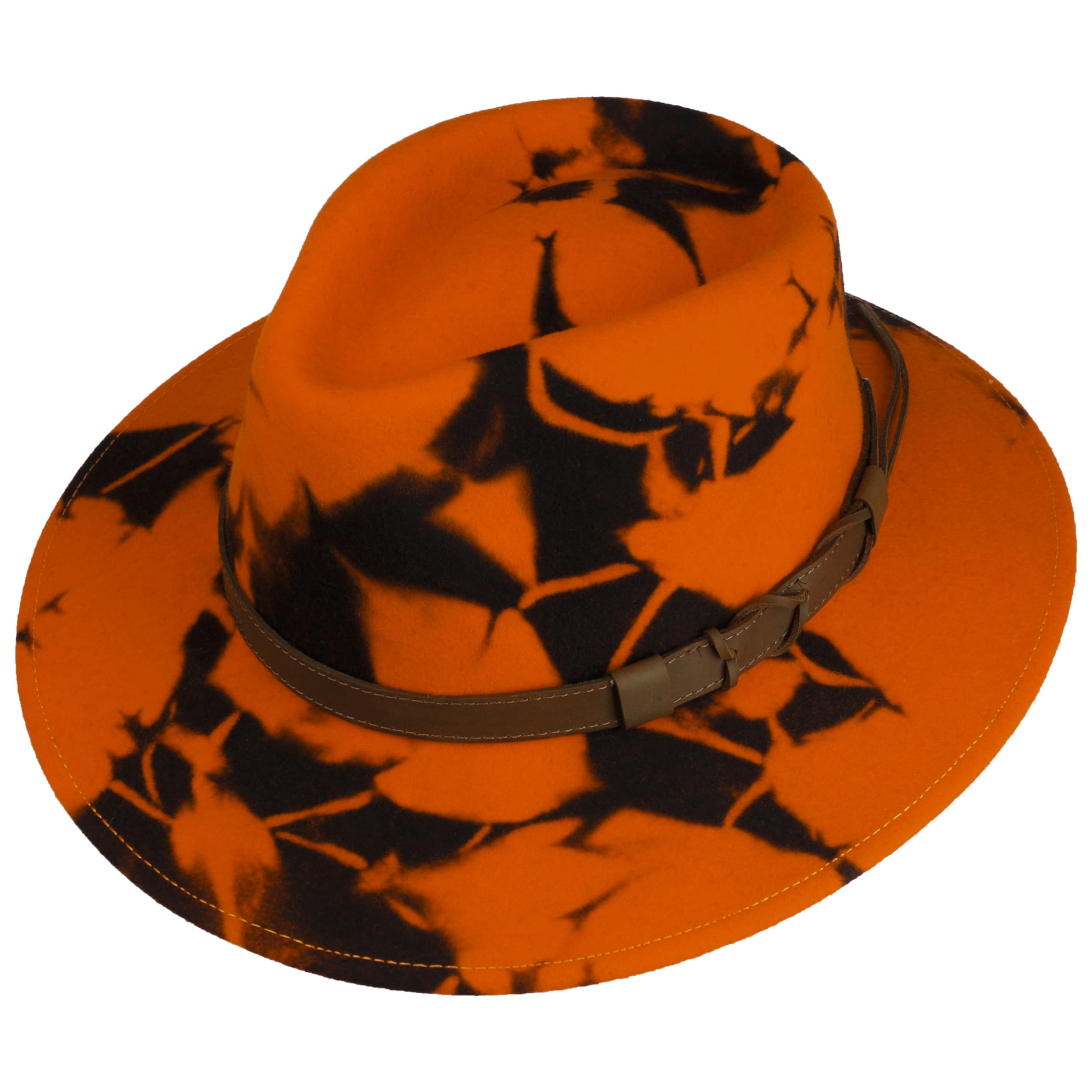 blaze orange fedora