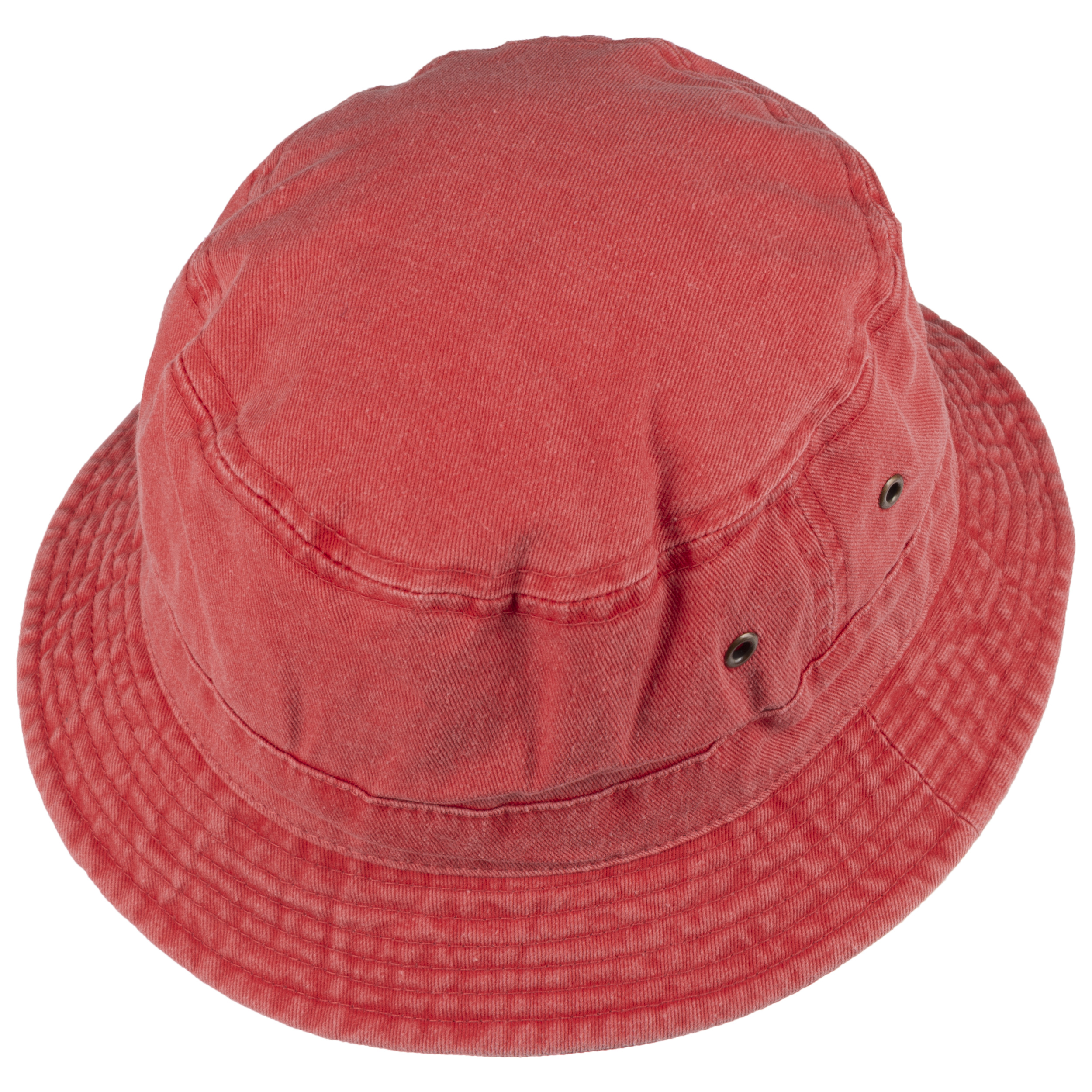 red fishing hat