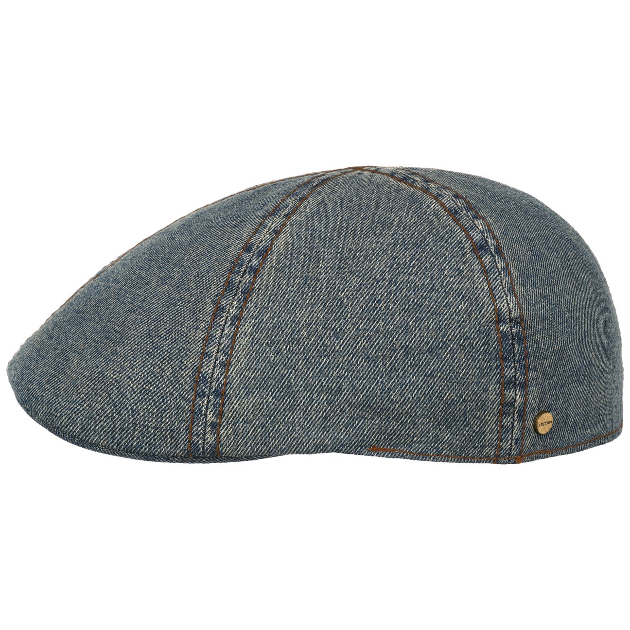Washed Denim Flat Cap by Stetson 79,00 €