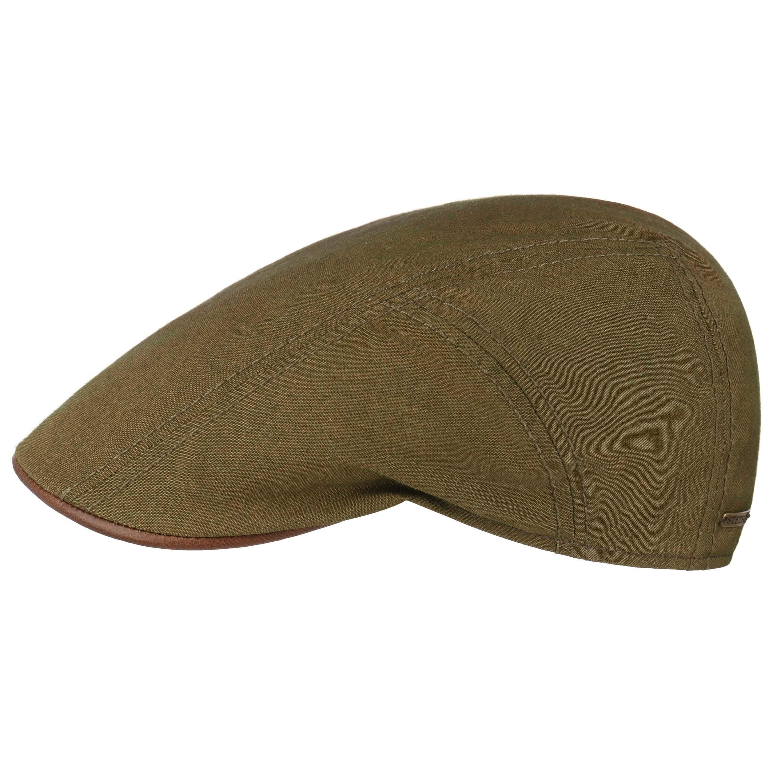 Waxed Cotton Flat Cap