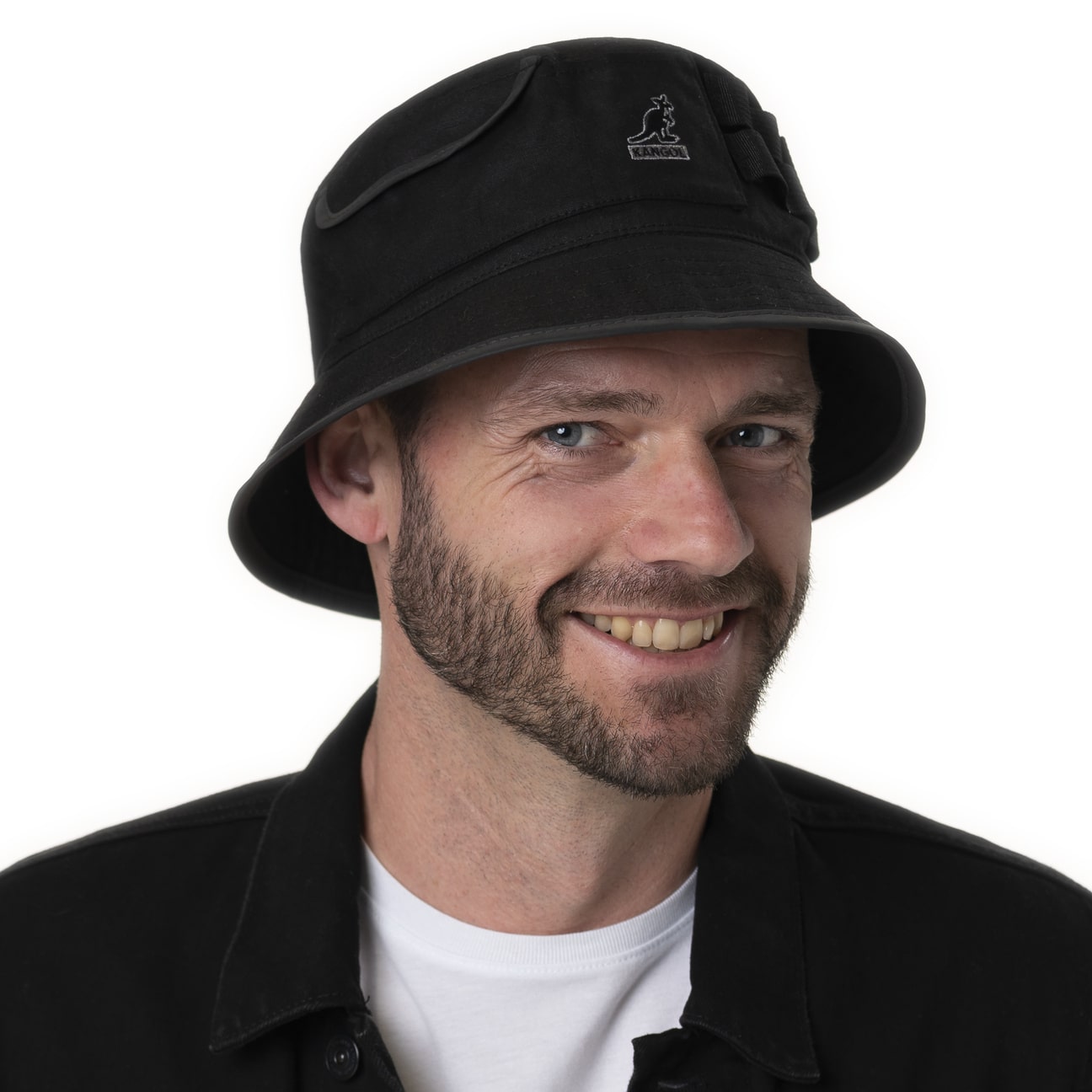 Waxed Utility Bucket Cotton Hat by Kangol --> Shop Hats