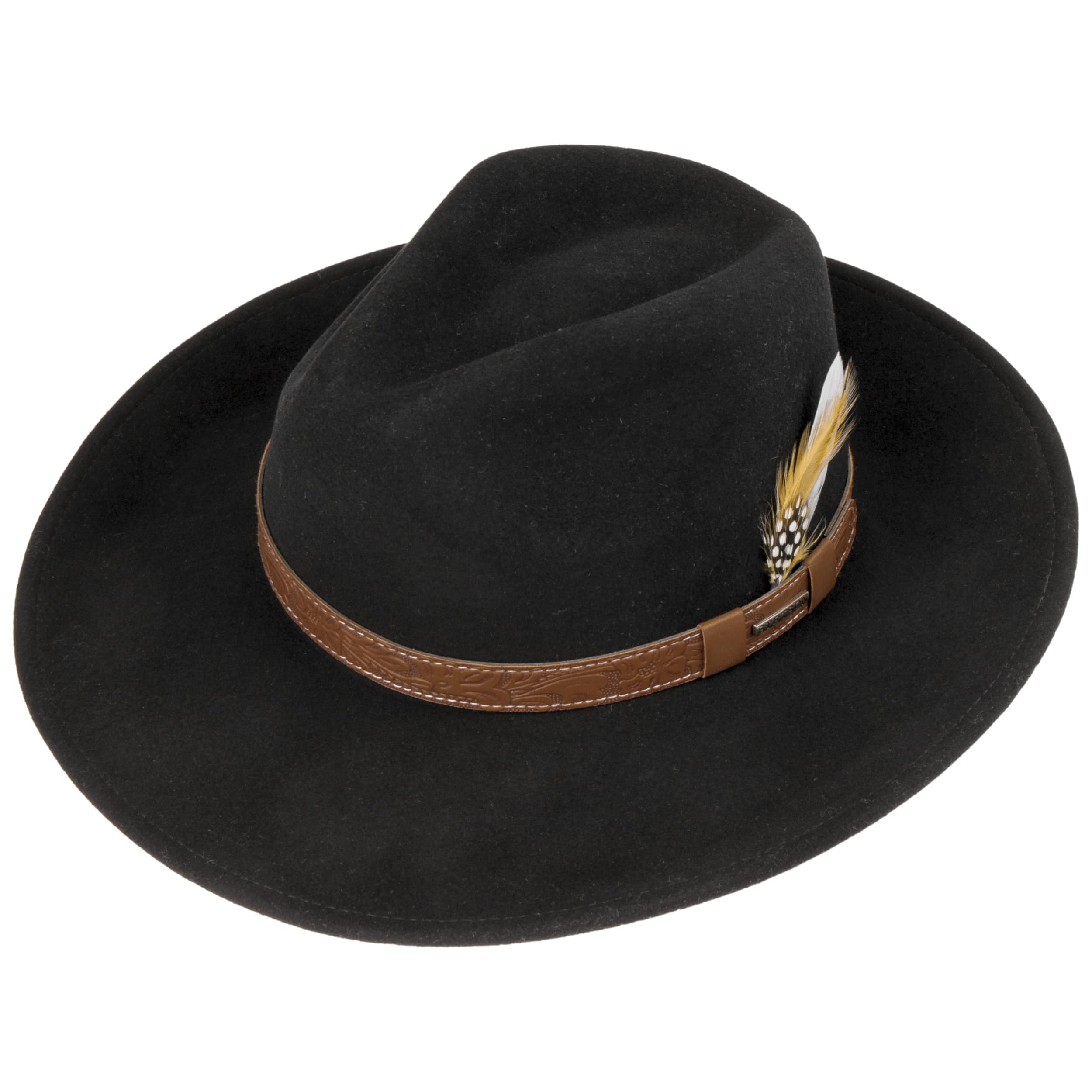 stetson wide brim hat