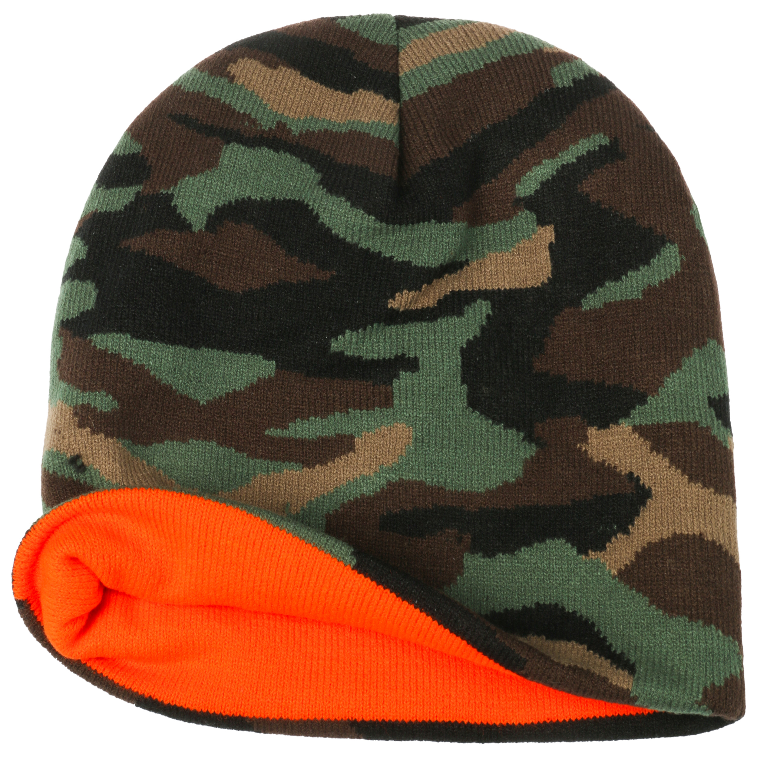 brown camo beanie