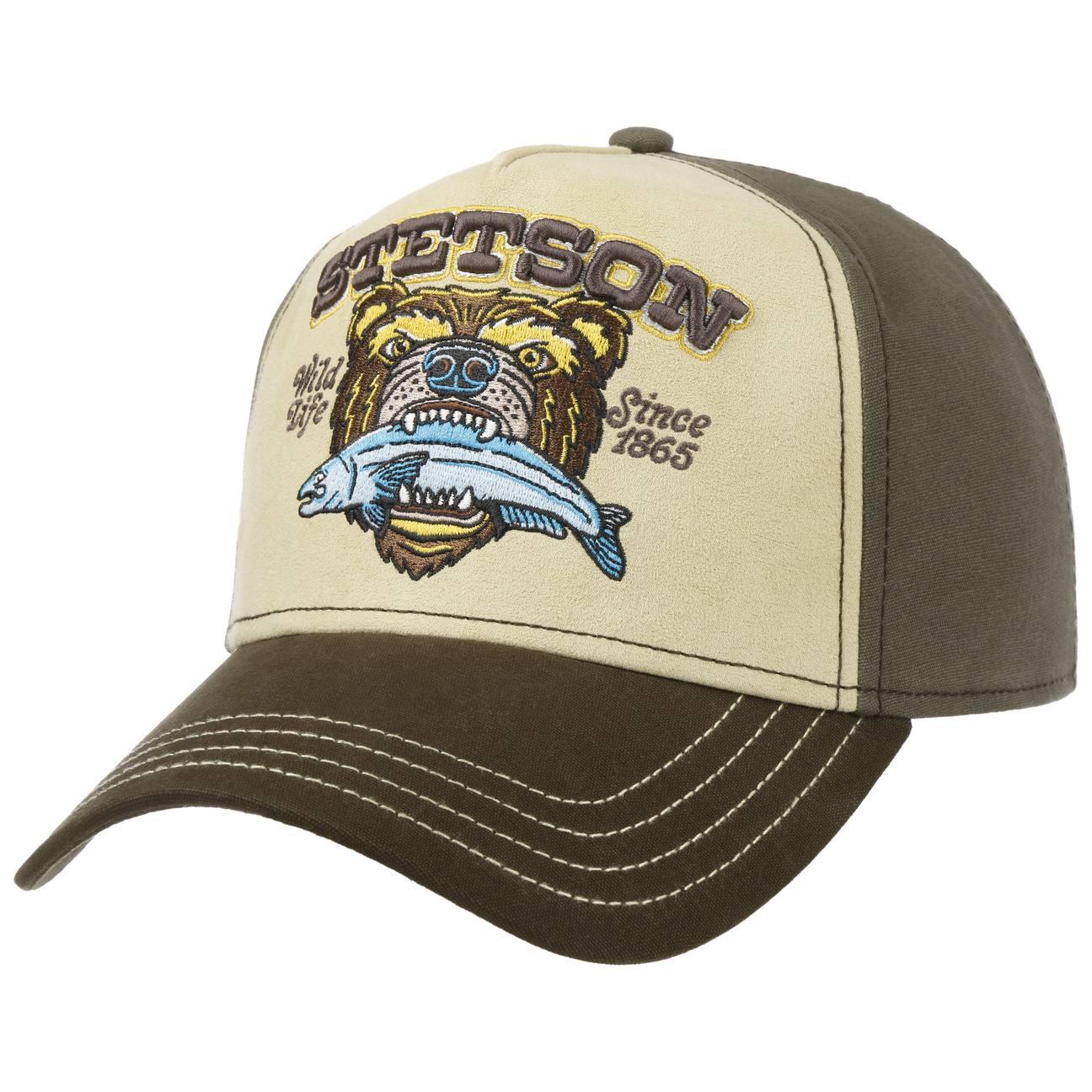 [New Era]★25SS★韓国人気★COTTON FLAX CASQUETTE HUNTING CAP Wild Life Since 1865 Trucker Cap by Stetson - 49,00 €