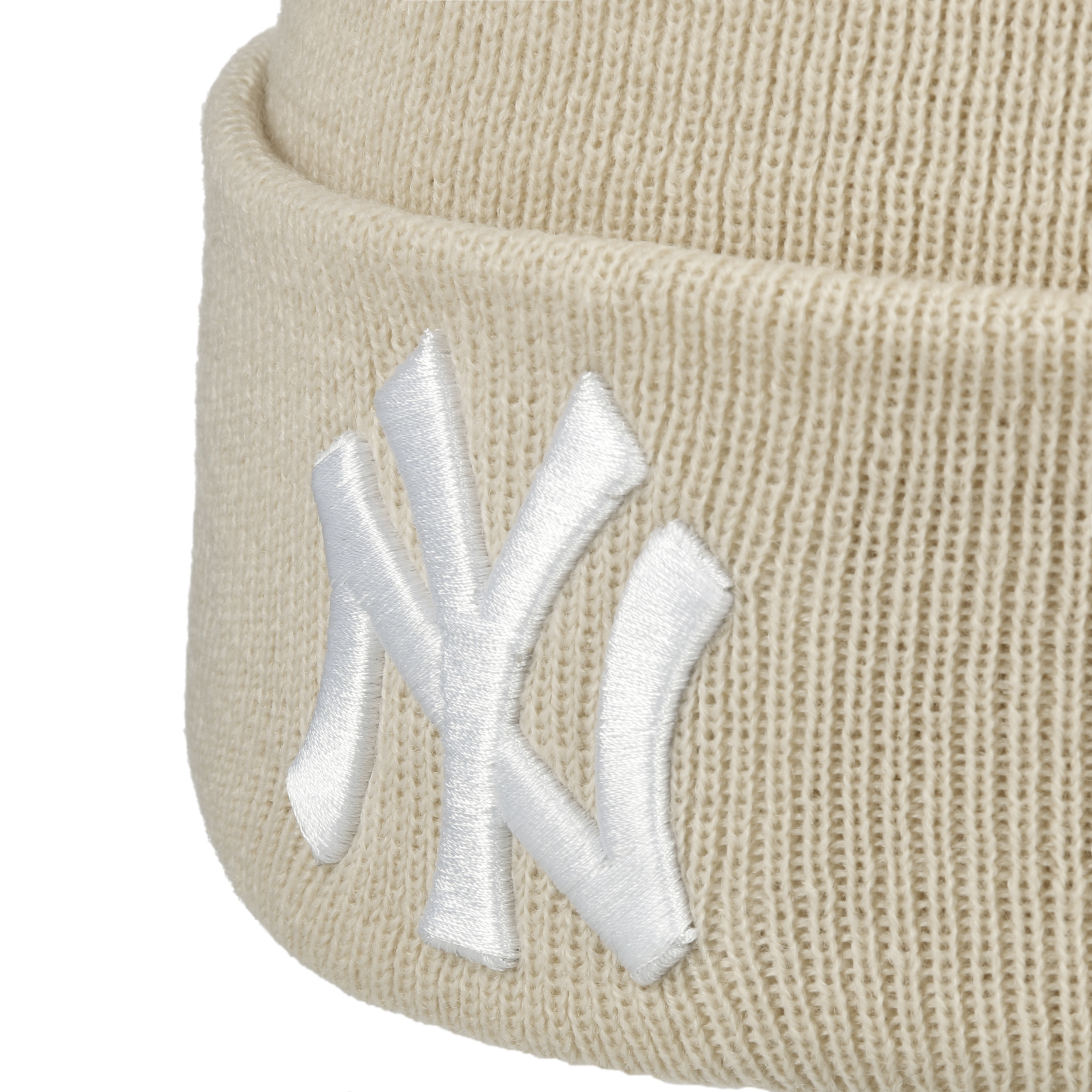 Stripe New York Yankees Womens Cuff Knit Beanie Hat D02_283