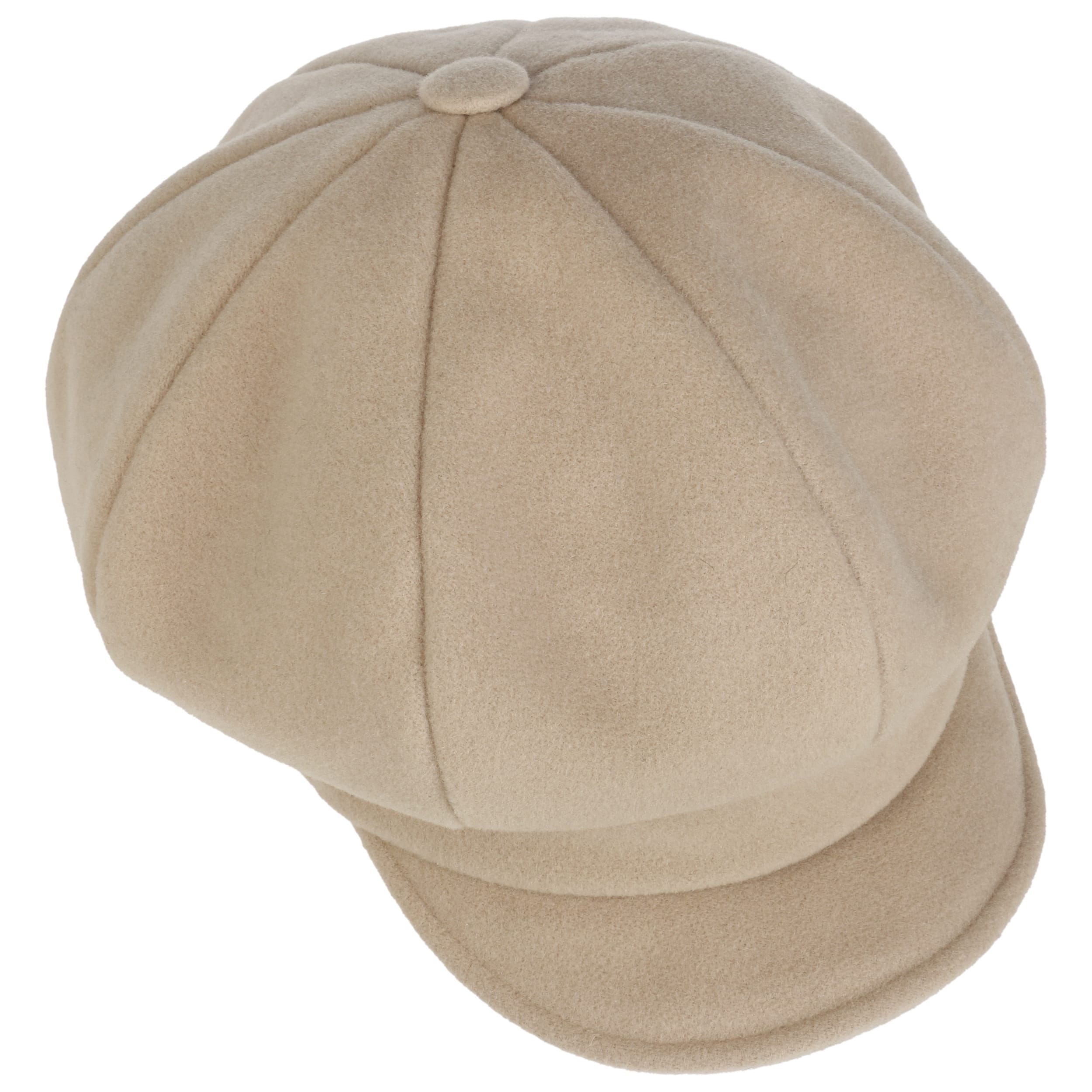 beige newsboy hat