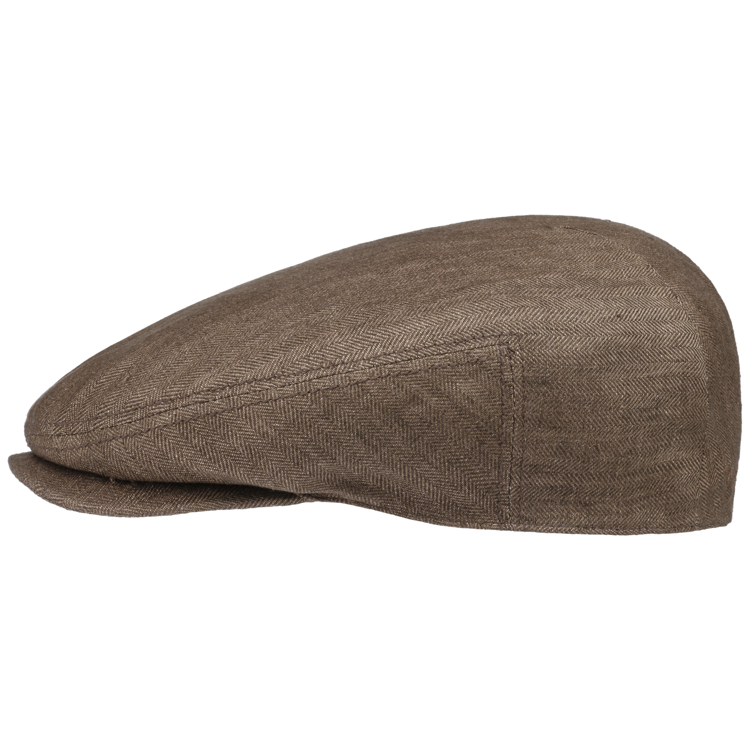 linen flat cap