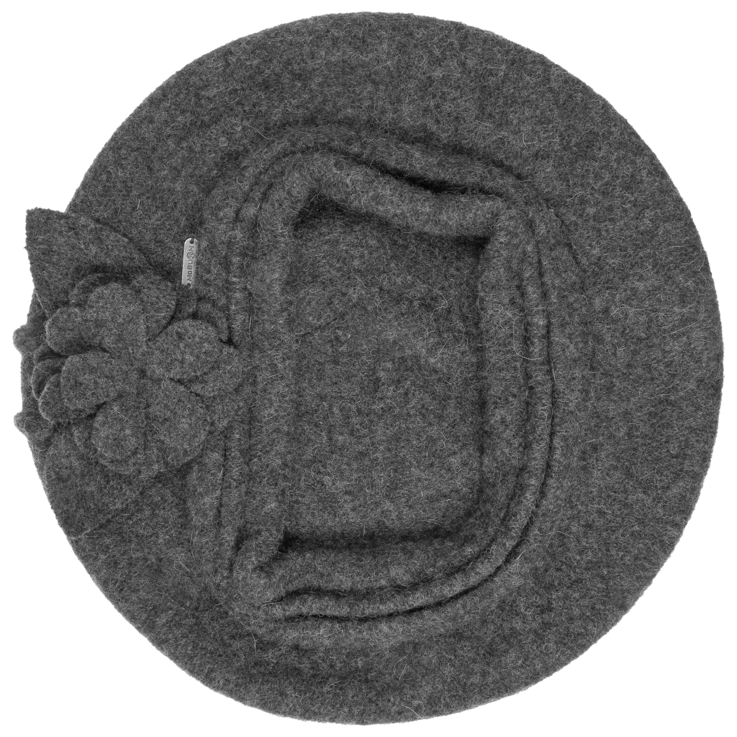 Wool Beret with Flower by McBURN 32,95