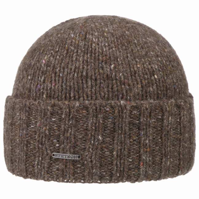 Wool Cashmere Beanie Hat by Stetson 