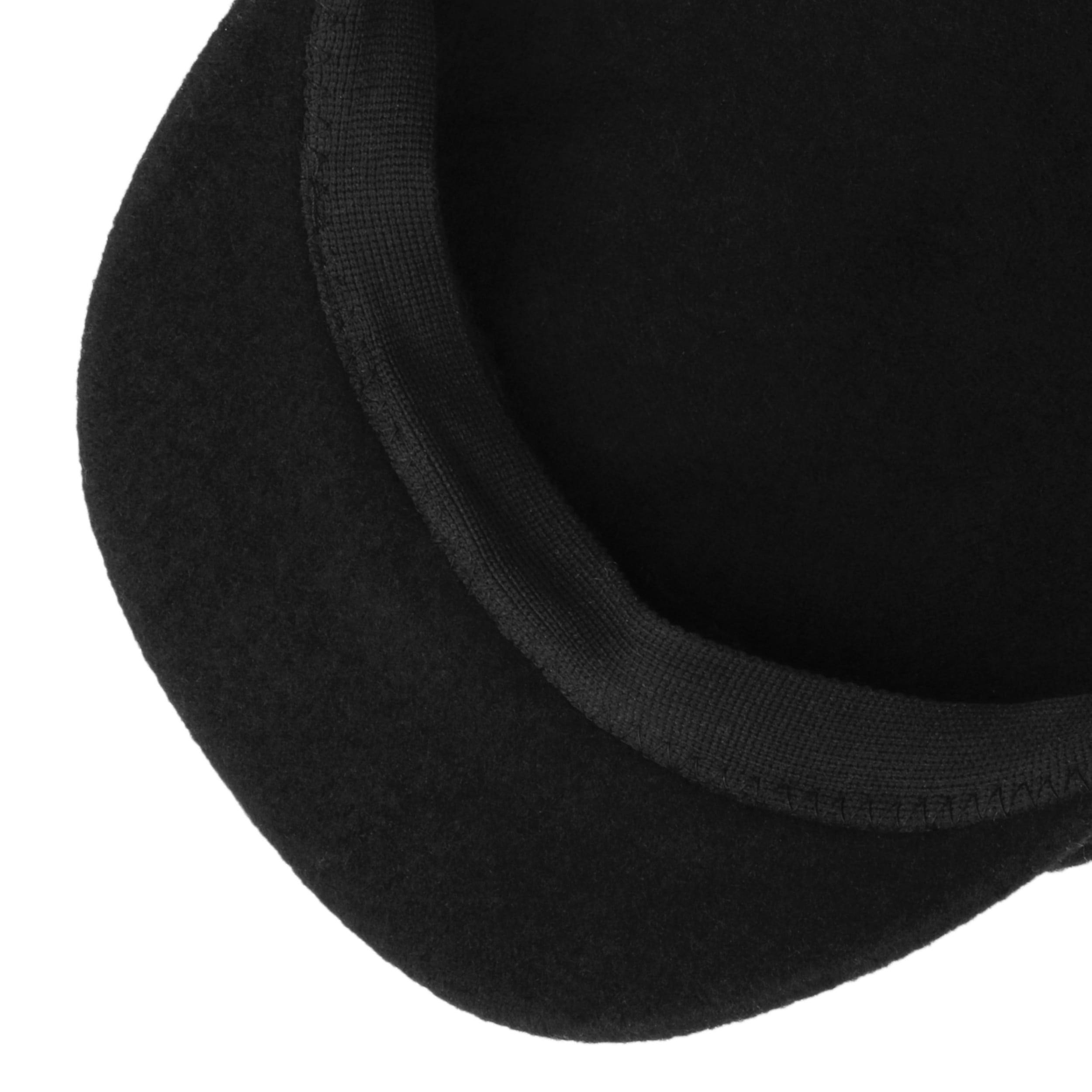 Pierre - Wool Felt Fedora Hat in Black | Lack of Color [US]