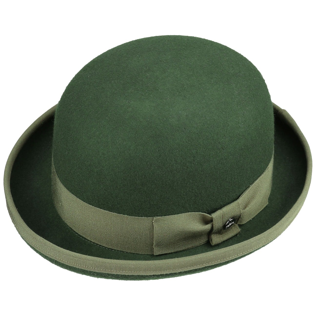 dark green derby hat