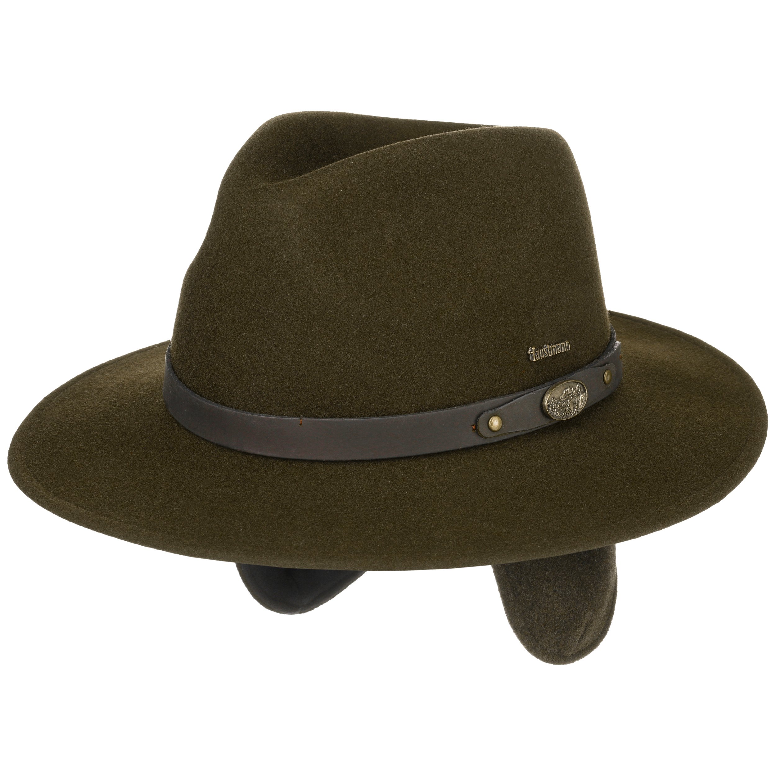 felt cowboy hat with ear flaps