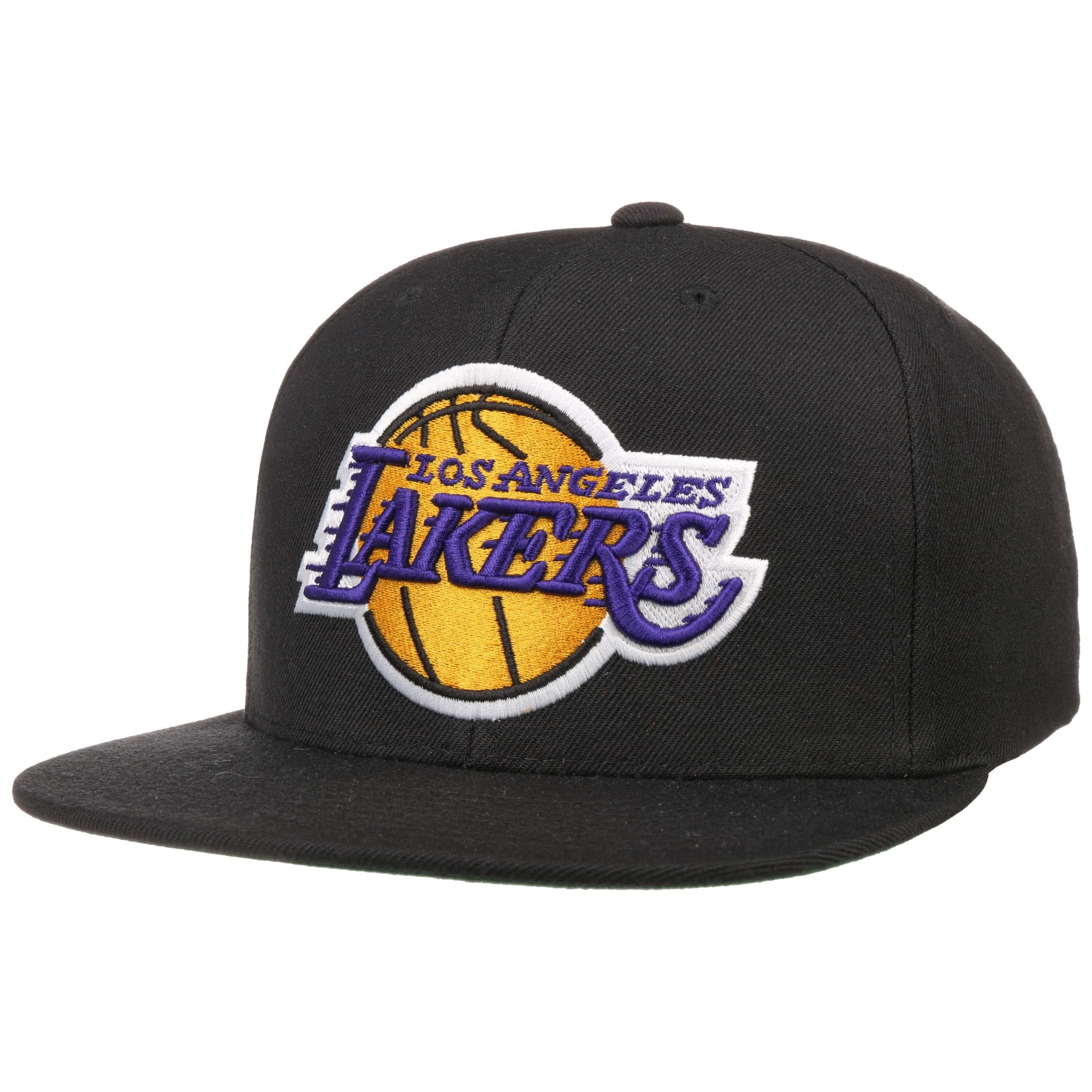Mitchell & Ness Los Angeles Lakers Wool Solid Snapback Cap