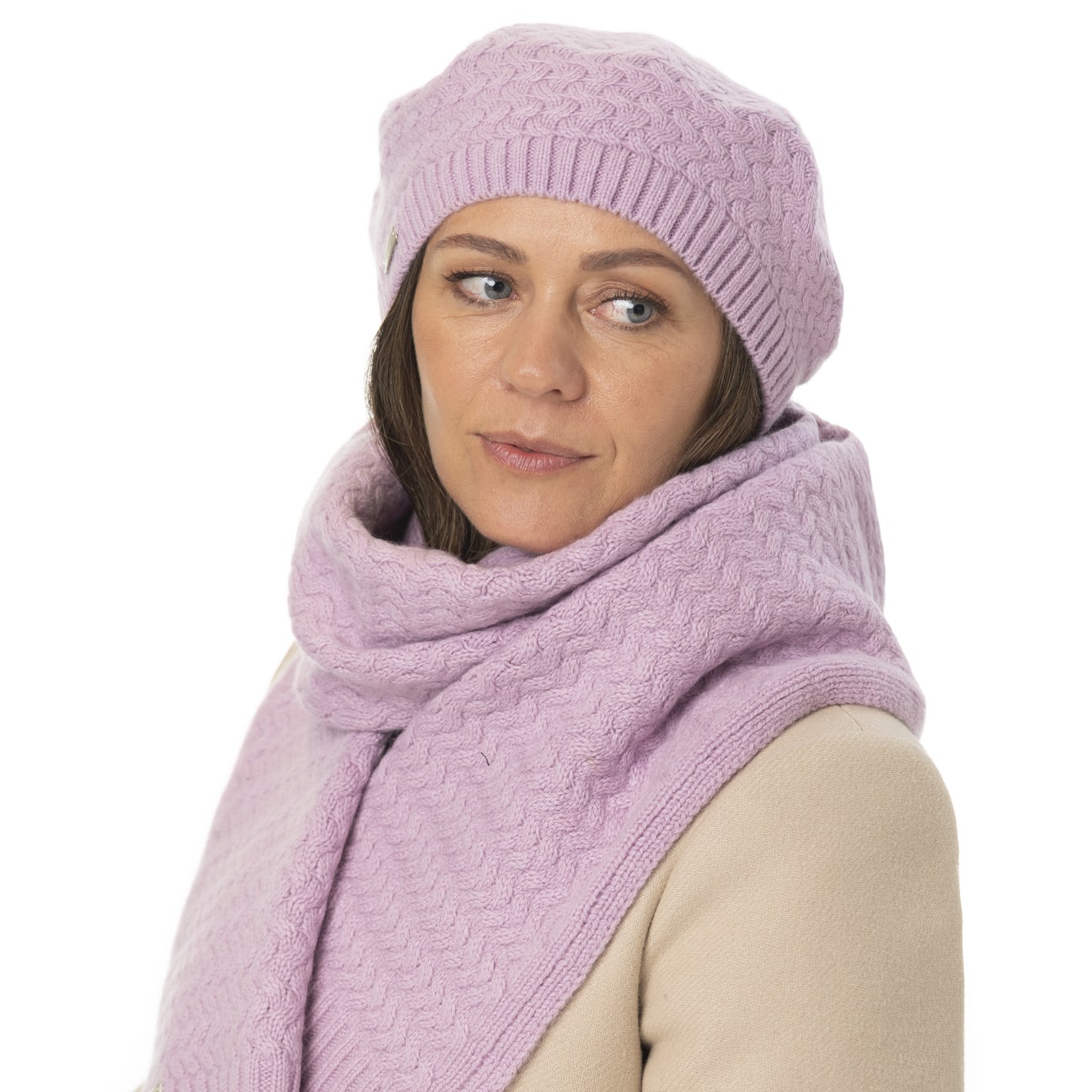 Yakina Merino Knit Beret by Seeberger - 62,95 €
