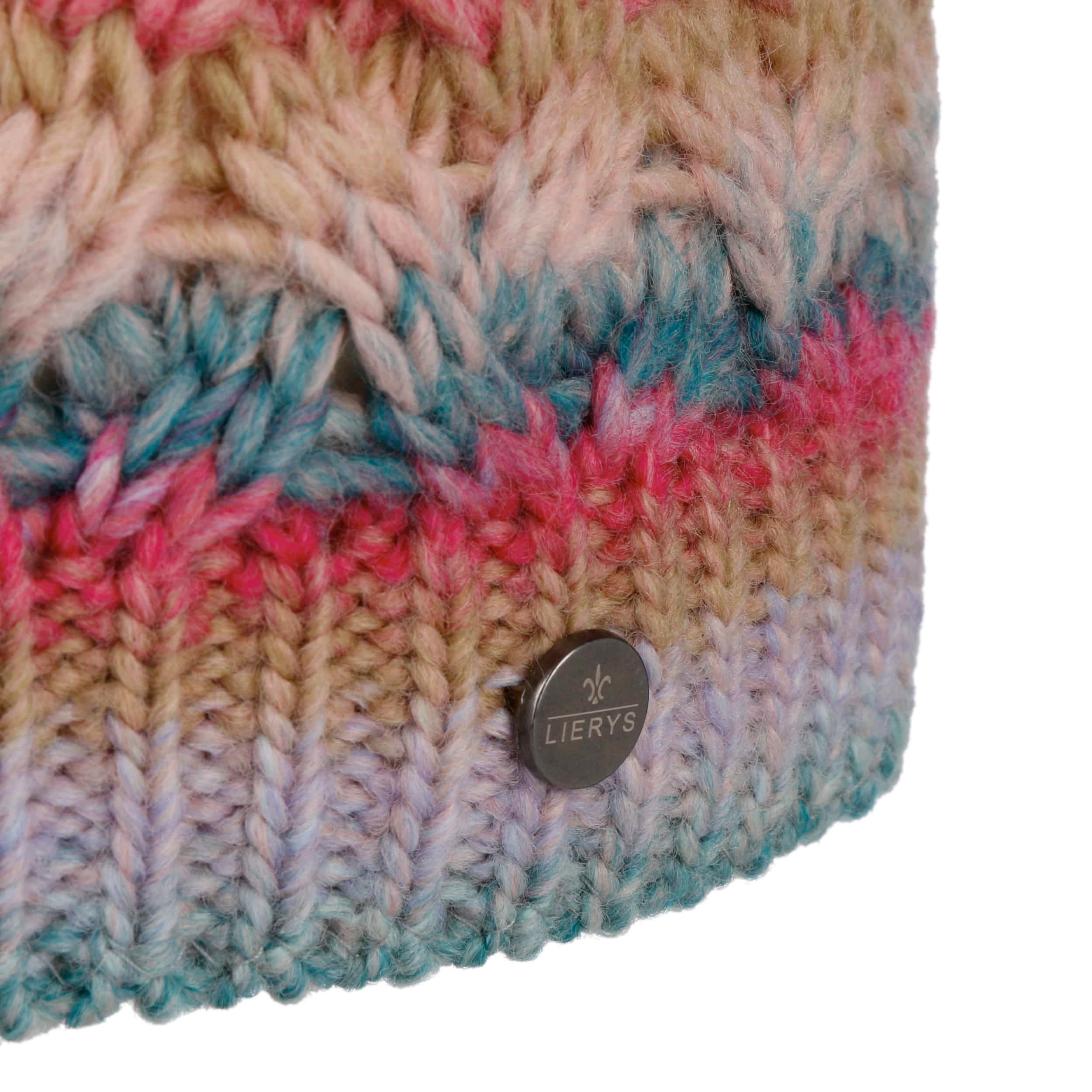 LIERYS Berretto Invernale Donna A Maglia Zig-Zag – Made In Germany, Beanie Con Fodera In Pile, Taglia Unica - 6