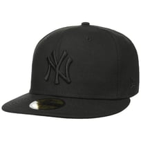 59Fifty Black on Black Yankees Cap by New Era - 519,00 kr
