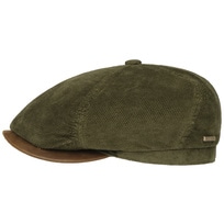 6 Panel Cotton Structure Flat Cap by Stetson - 86,95 &euro;