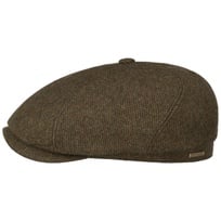 6 Panel Jersey Wool Flat Cap by Stetson - 1059,00 kr