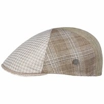 6 Panel Patchwork Flat Cap by Lierys - 959,00 kr
