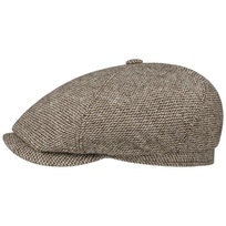 6 Panel Undyed Wool Flat Cap by Stetson - 103,95 &euro;