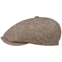 6 Panel Undyed Wool Flat Cap by Stetson - 1069,00 kr