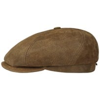 6 Panel Vintage Pigskin Flat Cap by Stetson - 1389,00 kr