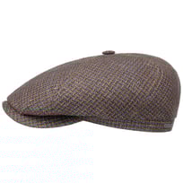 6 Panel Woolin Flat Cap by Stetson - 64,95 &euro;