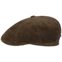 8 Panel Carson Cord Flat Cap by Stetson - 103,95 &euro;