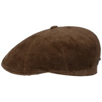 8 Panel Carson Cord Flat Cap by Stetson - 1069,00 kr