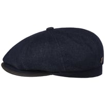 8 Panel Denim Flat Cap by Balmoral - 123,95 &euro;
