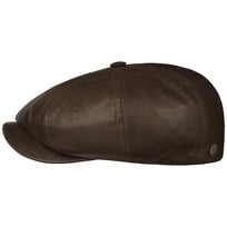 8 Panel Goat Nappa Flat Cap by Balmoral - 1439,00 kr